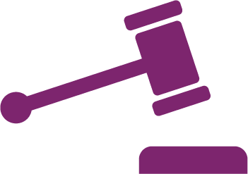 Sexual and Domestic Violence Services 17 icon crime noun 810048 cc purple