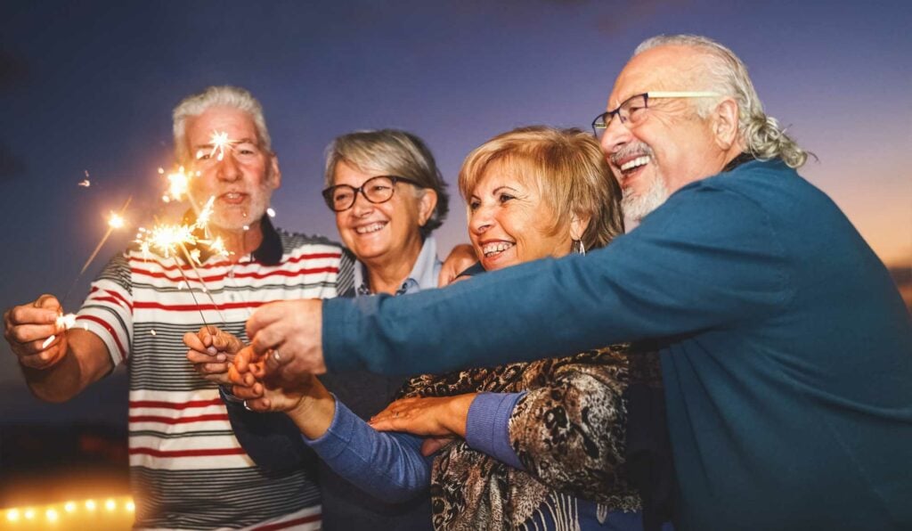 Celebration Photo EDIT bigstock Happy Senior Family Celebratin 389180374